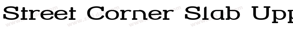 Street Corner Slab Upper字体转换